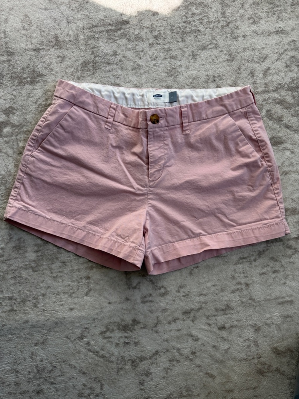 Old Navy Light Pink Women's Cotton Chino Shorts